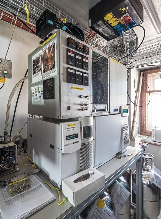 Das „Medusa“-Messsystem(Bild:  Empa)