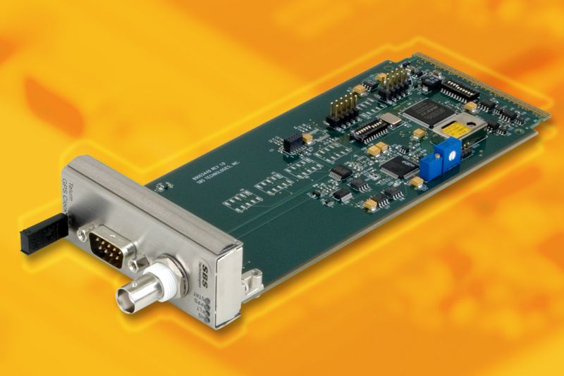 AMC-Modul Telum GPSTC-AMC zur Taktsynchronisierung mit anderen Netzwerkteilnehmern (Archiv: Vogel Business Media)
