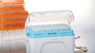 Das Herzstück des neuen Refill-Systems von Sarstedt ist die Pipettenbox aus Polypropylen mit einem Tray für 96 Spitzen in der Standardvariante. (Sarstedt AG & Co. KG)