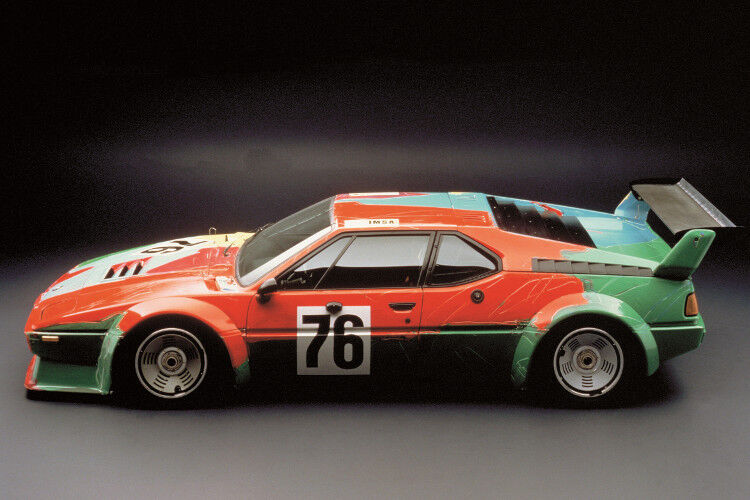 Der US-Amerikaner Andy Warhol ham sich 1979 der Rennversion des M1 an. (Foto: BMW)