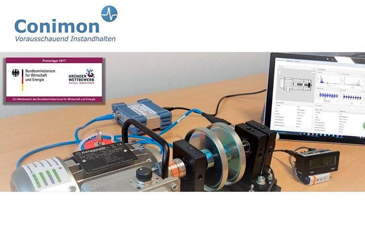 Von der Erstellung eines Überwachungskonzeptes über die Auswahl und Anbringung relevanter Messtechnik bis hin zur diagnostischen Auswertung und Beurteilung der Maschinen übernimmt der Diagnosesoftware-Entwickler Conimon alle Arbeiten. Darüber hinaus können Mitarbeiter bei Bedarf geschult werden. Nach eigenen Angaben basieren die Diagnosen auf fundiertem physikalischen Maschinen-Knowhow und anerkannten Normen und Richtlinien (wie ISO10816, VDI3832), welche gezielt mit Methoden der künstlichen Intelligenz kombiniert werden. Dabei kann das Unternehmen auf mehr als 30 Jahre Erfahrung in der Maschinendiagnose zurückgreifen.   (Bild: Conimon)