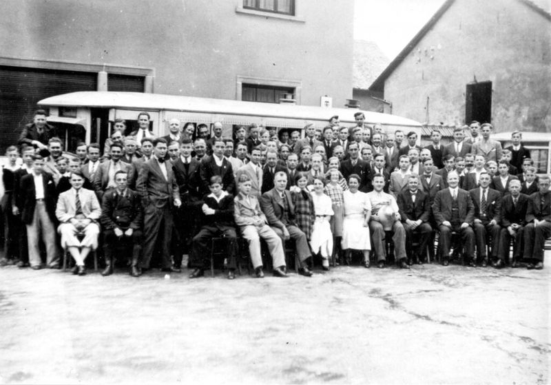 Der erste Betriebsausflug 1923/24. (Bild: Lach Diamant)