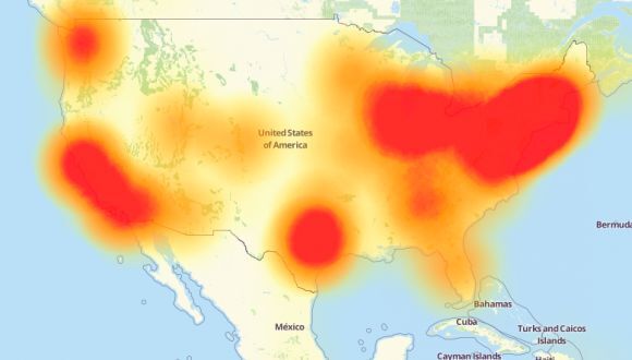 Heatmap: Der DDoS-Angriff auf den DNS-Anbieter Dyn vergangenen Freitag betraf in erster Linie weite Teile der Vereinigten Staaten. Bestimmte Bereiche waren mehrere Stunden lang effektiv von Ihrer Internet-Infrastruktur abgeschnitten.