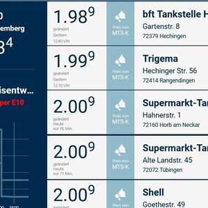 Der Textilhersteller betreibt drei Tankstellen. Neben der am Hauptsitz, je eine in Rangendingen...(Bild:  InfoRoad/Screenshot: Vogel Communications Group)
