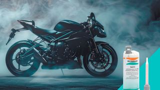 Super „Geschoss“, gell?! Aber wer hätte gedacht, dass die beim Hochleistungsmotorrad BMW S 1000 RR die einzelnen Komponenten zum Teil geklebt sind? Möglich machen das diverse Klebstoffsysteme der Marke Technicoll von Ruderer. Hier ein kleiner Überblick ... (Bild: Ruderer Klebetechnik)