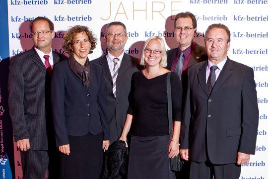 Stefan Schaller (Innung Mittelfranken/Nürnberg), Petra Brandl (Innung Augsburg-Schwaben), Gerhard Fischer (Innung Oberfranken/Hof), Silvia Rogler (Innung München-Oberbayern), Andreas Brachem (Innung München-Oberbayern), Winfried Bayer (Innung Niederbayern) (Archiv: Vogel Business Media)