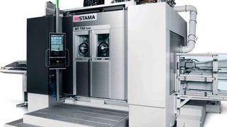 Die neue Stama MT 733 two von Chiron wird auf der kommenden AMB präsentiert, wie es heißt. Dabei handle es sich um ein leistungsstarkes Fräs-Dreh-Zentrum für die prozessstabile und hochgenaue Komplettbearbeitung. Chiron stellt in Halle 10 am Stand A51 aus. (Chiron Group)
