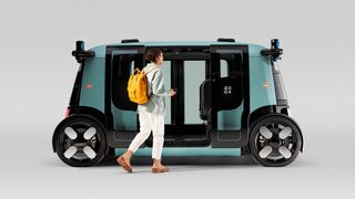 Robotaxi-Entwickler Zoox testet sein Fahrzeug ohne Lenkrad und Pedale (© Zoox, Inc)