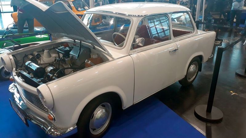 Einer von nur sechs gefertigten Trabi mit Wankelmotor und der einzige Überlebende. Das rare Stück wurde erst vor wenigen Monaten fertiggestellt. (Bild: Steffen Dominsky)