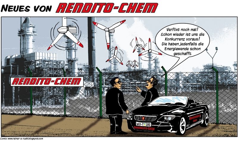 Übersicht unserer Bildergalerien (Comic: www.rainer-e-ruehl.blogspot.com) (Archiv: Vogel Business Media)