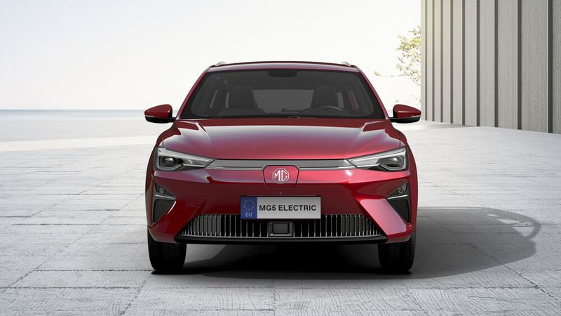 Mit dem MG5 Electric kommt zudem ein Elektro-Kombi im C-Segment. (Bild: MG)