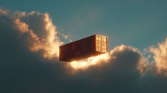 Container-Technologie (Kubernetes) spielt in der Cloud-Welt eine große Rolle.(Bild:  Midjourney / KI-generiert)