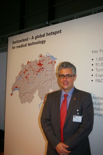 Patrick Dümmler, directeur de Medtech Switzerland. (Image: JR Gonthier / MSM)