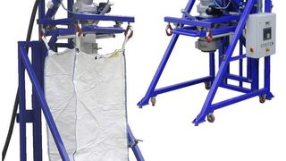 Mobile Big-Bag-Abfüllwaage mit integriertem Vakuumförderer Typ VSFG 450 P  (Bild: GEL)