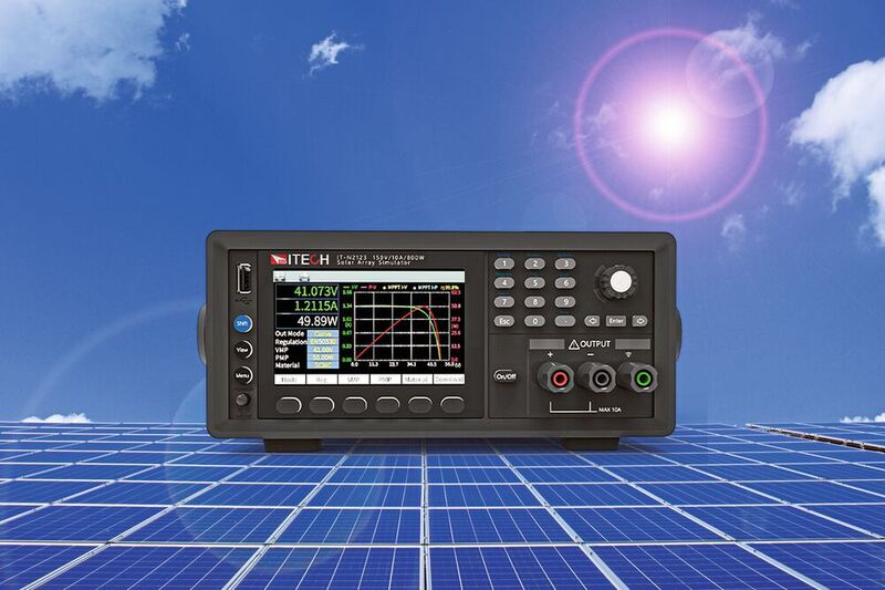 Der ITECH IT-N2100 Solar-Array-Simulator. 