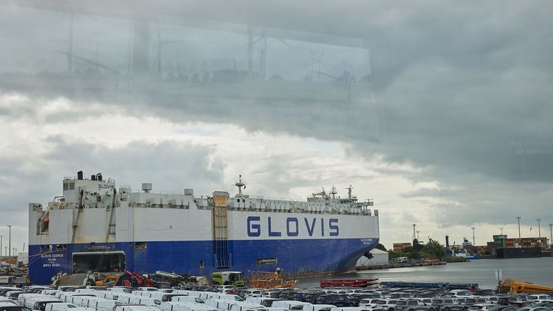 Pro Schiff werden abhängig von dessen Größe 3.000 bis 5.000 Pkw an Land gebracht. (Bild: Hyundai)