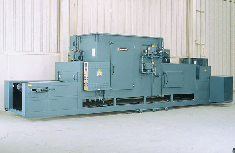 Grieve's oven 792 is a gas-fired, 400° belt-conveyer oven that is optimal for curing mould release onto steel moulds. (Source: Grieve)