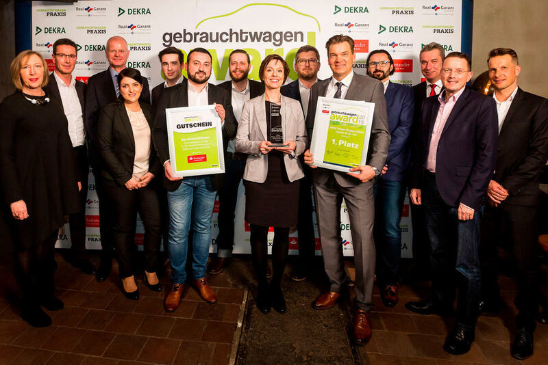 Gewinner des Gebrauchtwagen Award 2018 ist das Mehrmarken-Autohaus MGS Motor Gruppe Sticht in Bayreuth. (Stefan Bausewein)
