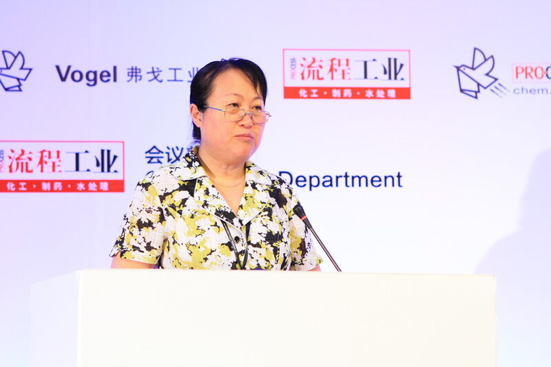 Miss Zhang Fuqin, a senior petrochemical expert analyzed the hot points of the development and investment of China’s petrochemical industry (Picture: PROCESS China)
