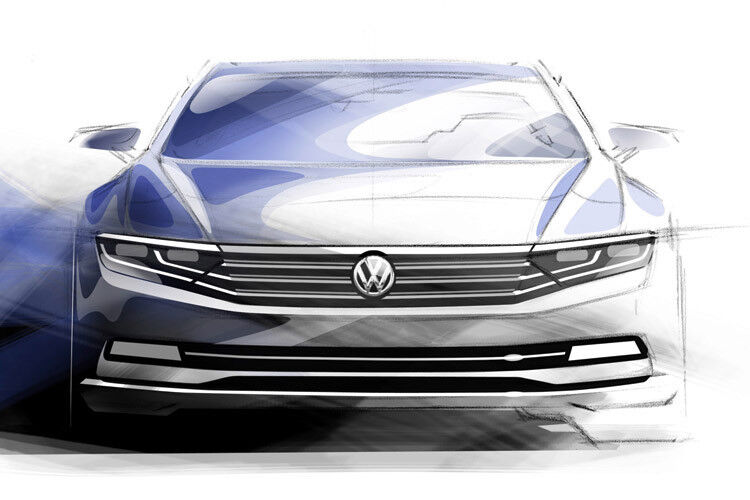 Noch gibt es keine Bilder von der kommenden Generation des VW Passat. (Foto: Volkswagen)