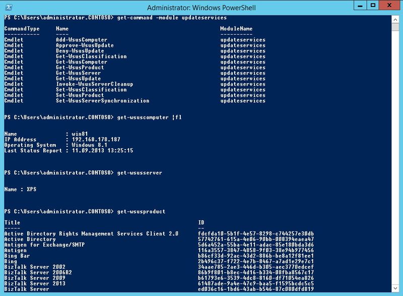 Einige Einstellungen von WSUS können Sie auch in der PowerShell durchführen. (Bild: Archiv)