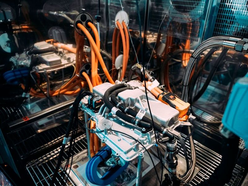 Herzstück der neuen Architektur ist der BMW M eDrive. (Bild: BMW AG)