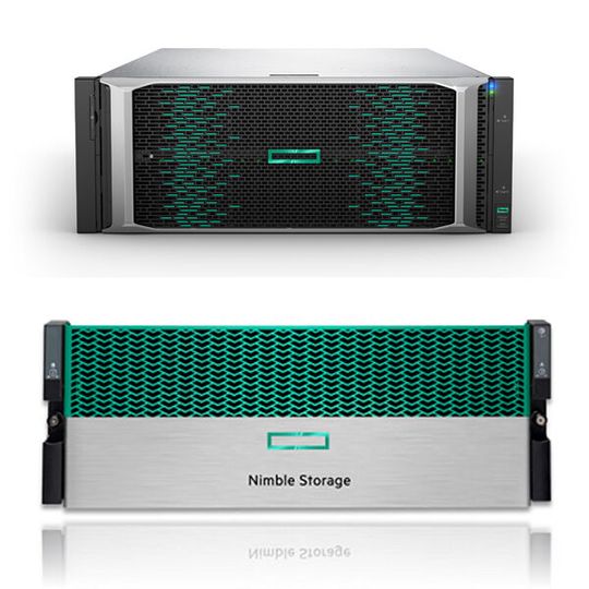 Hewlett Packard Enterprise hat Updates für seine Speicherplattformen Primera (oben) und Nimble Storage (unten) vorgestellt.(Bild:  HPE)
