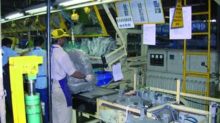 Produktion von Automobilsitzen in Indien. (Archiv: Vogel Business Media)