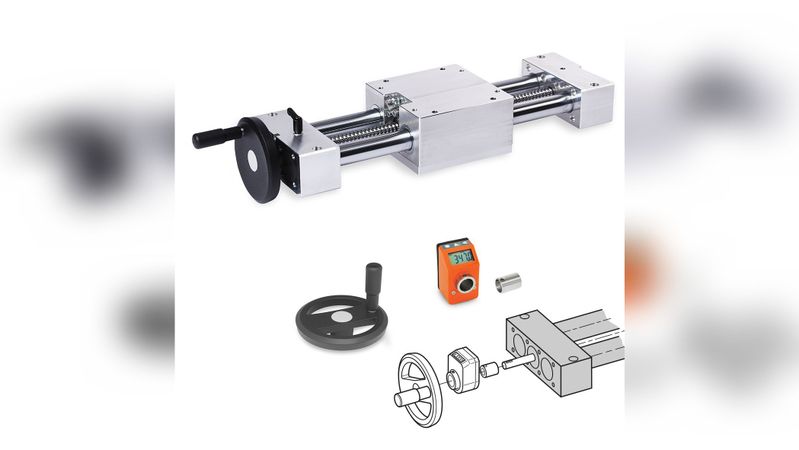 Die neuen Präzisions-Doppelrohr-Lineareinheiten von Ganter.(Bild:  Otto Ganter GmbH & Co. KG)