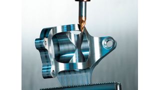 Zur AMB 2026 stellte ZCC-CT Europe unter anderem zwei Zerspanungswerkzeuge vor. Hier sieht man den Kreissegmentfräser PGMS-4BC mit einem Anwendungsbeispiel. Auch ein flexibel einsetzbares Abstechsystem für das Drehen wurde präsentiert. Hier mehr zu beiden Systemen. (Bild: ZCC Cutting Tools Europe)