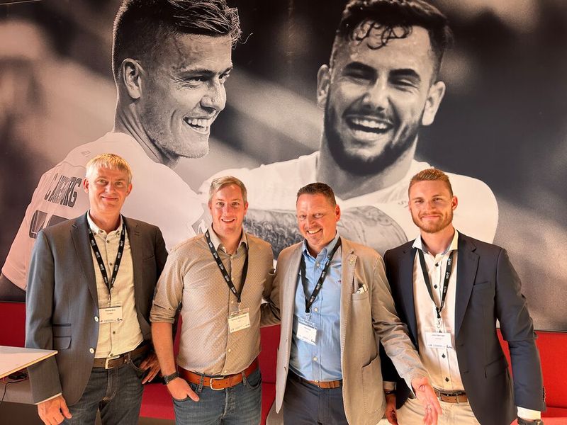 Leidenschaft zum Job verbindet: (v. l.) Thomas Kind (Comstor), Sebastian Weigerstorfer und Thilo Herzau (Cisco) und Julian Deiminger (Comstor) (Bild: Vogel IT-Medien GmbH)