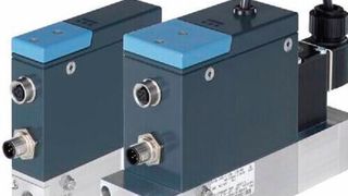 The MFCs/MFMs, Types 8742 and 8746, enable the efficient use of cutting-edge flow measurement technology despite older communication technology.  (Bürkert Fluid Control Systems)