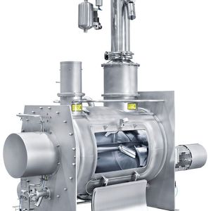 Mit dem Pro Clean Conveyor PCC kann der geschlossene Weitertransport zum nächsten Prozessschritt wie einem Mischprozess sichergestellt werden.