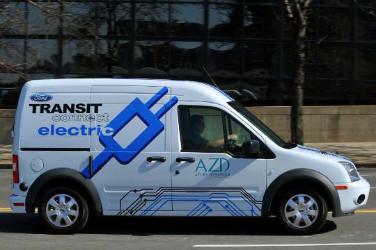 Auch Ford startet seinen Elektroauto-Vertrieb in Deutschland nicht mit einem Pkw, sondern mit dem Transit Connect Electric, der 2011 seinen Einstand feiern soll. (Archiv: Vogel Business Media)