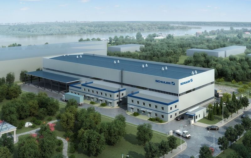 Schuler baut bis Mitte 2015 in Tianjin (China) ein neues Vorführzentrum, das mit moderner Pressen-Technologie ausgestattet ist. (Bild: Schuler)