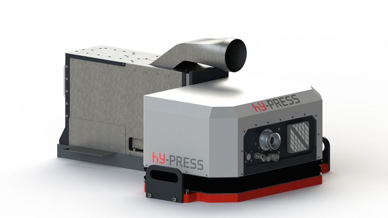 Die dritte Generation des Hy-Press-III-Systems wird derzeit aufgebaut und ab Ende des Jahres zusammen einer neuen 200-t-Servopresse am Fraunhofer-IPT installiert. (Bild: Fraunhofer-IPT)