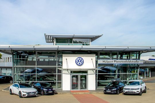 Auch in der Dortmunder Planetenfeldstraße ist Hülpert mit einem großen VW-Betrieb vertreten.(Bild:  Hülpert)