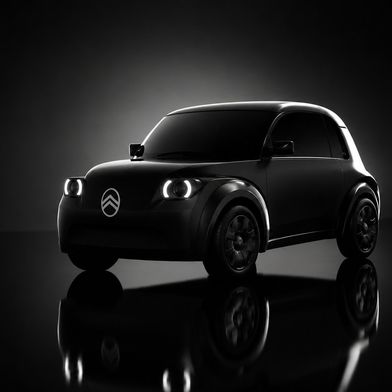This is what Citroën's 2CV concept car might look like. (Image:Stellantis / KI-generiert)