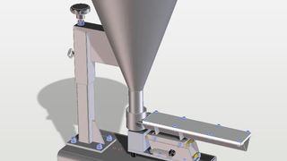 Die Kombination aus Differentialdosierwaagen und Vibrationsförderer erreicht hohe Durchsatzleistungen. (Bild: Aviteq)