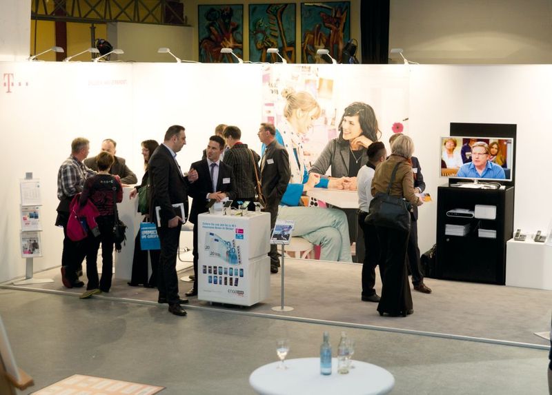 Viel los war am Telekom-Stand. (52 Grad Wagner Deters-Prohl GbR)