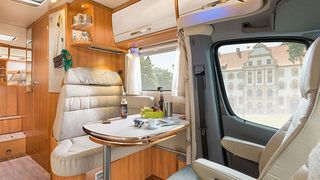 Reisemobile haben im Inneren immer mehr zu bieten. (Hymer)