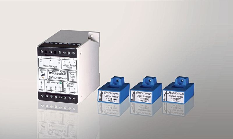 Das hochempfindliche WLM-3S Dreiphasen-Wirkleistungsmessgerät von Nordmann mit erhöhter Sensitivität für kleinste Werkzeug- und Spanungsquerschnitte. (Bild: Nordmann GmbH & Co. KG)