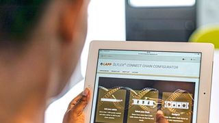 Mit dem Ölflex Connected Chain Konfigurator lassen sich fertig bestückte Energieketten einfach online zusammenstellen.  (U.I. Lapp )