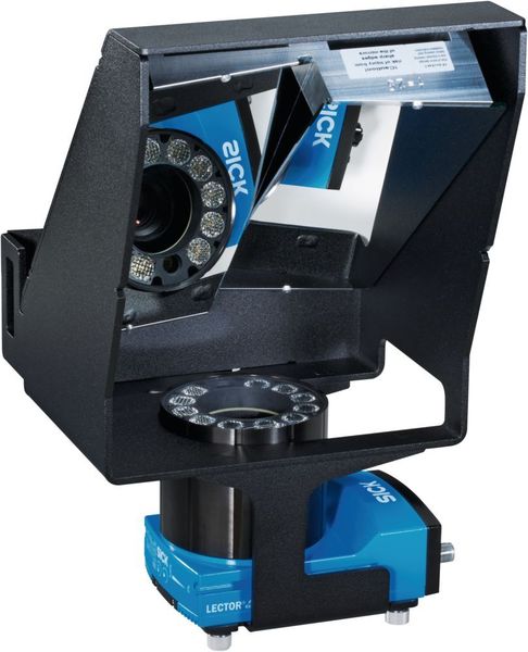 Erweitert den Horizont: Lector65x mit Spiegelhaube Panorama. (Sick)