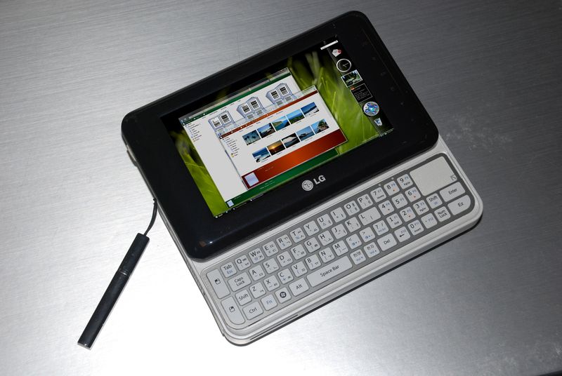 Auch LG zeigte auf der CES 2008 ein MID mit Oberfläche im Vista-Look. (Archiv: Vogel Business Media)