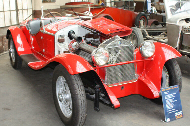 Der Alfa Romeo 6C 1750 GS Roadster wurde Anfang der 1930er Jahre gebaut. Insgesamt wurden 213 Stück produziert. (Foto: Kraß)