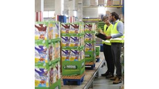 Seit 1. Mai 2015 hat Chep die Umstellung auf die neue Viertelpalette abgeschlossen. Einer der Kunden, die diese nutzen, ist der Lebensmittelkonzern Nestlé. (Bild: Chep)