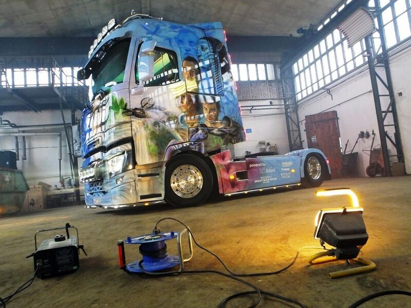 Der Renault Truck T „Avatar“ fährt als Imageträger der Firma Talmon Transporte OHG. (Bild: Renault Trucks)