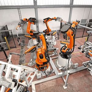 Beim Umbau der Demonstrationsanlage beschränkt sich der technische Aufwand auf die Auslegung der zu ersetzenden und neuen Komponenten. (Bild:  Kuka)