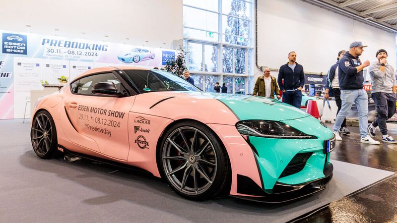 Dieses Showcar macht schon mal Werbung für die nächste Auflage vom 29. November bis 8. Dezember 2024. (Bild: Messe Essen)